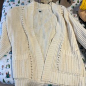 American Eagle Outfitters Cream Women's Cardigan